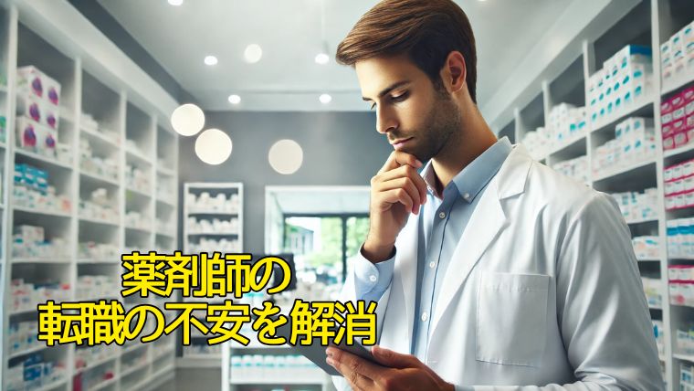 転職を考え中の男性薬剤師